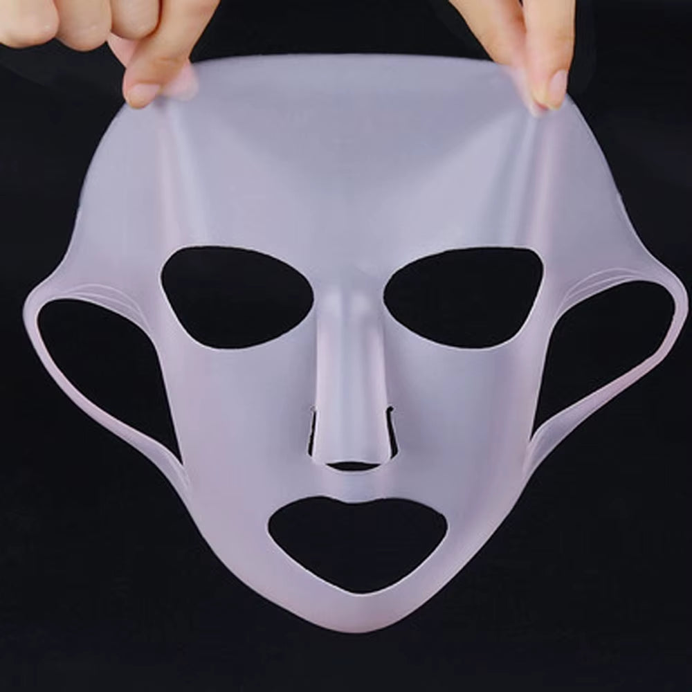 Silicone World Silicone Face Mask Reusable Moisturizing Lifting Firming anti Wrinkle Face Firming Gel Sheet Mask Skin Care