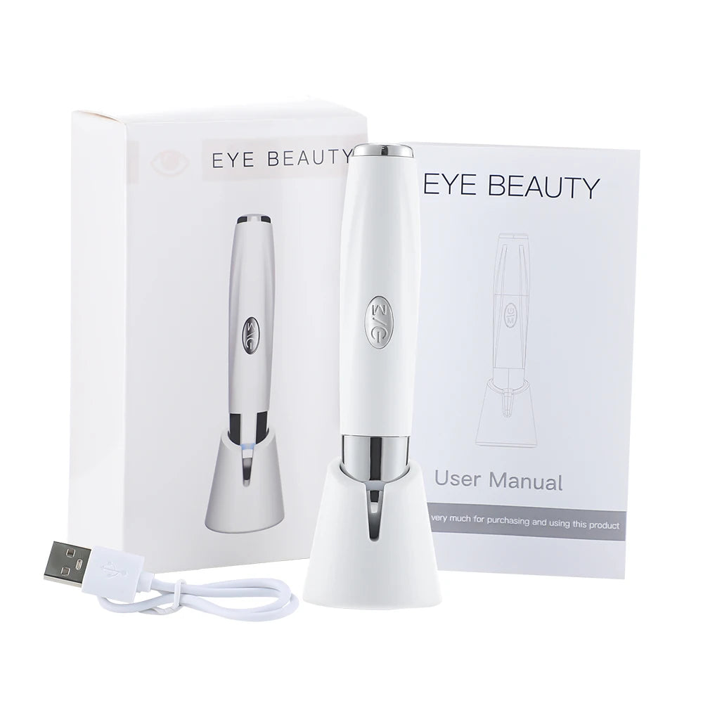 IPL Eye Massage Beauty Device Lighten Dark Circles Anti-Wrinkle 3 Color LED Photon Therapy Heated Vibrator Electric Eye Massager