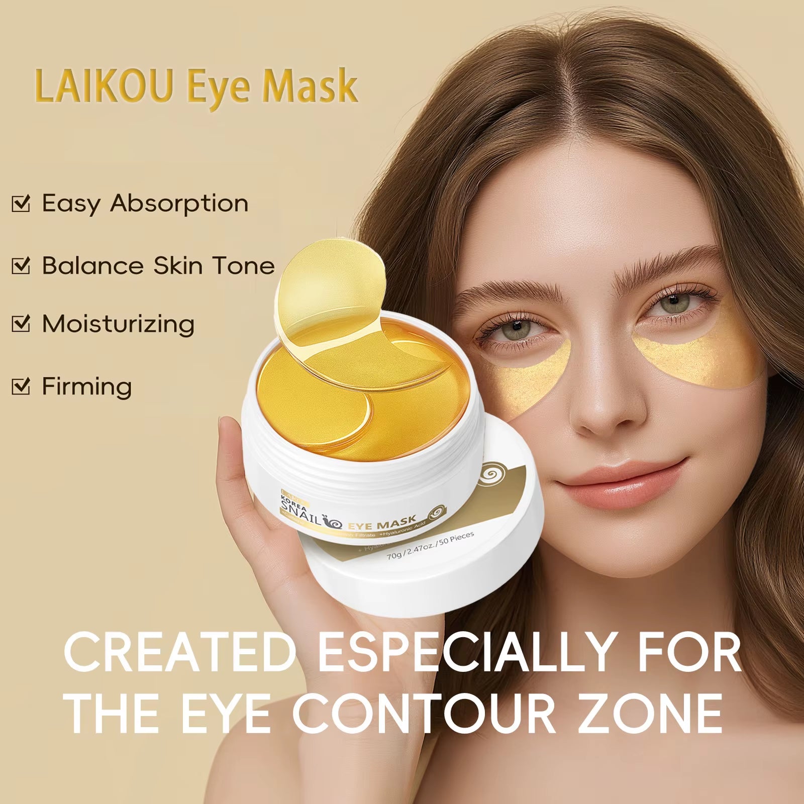 Japan Sakura or Snail Eye Mask Fade Dark Circles Hydrating Moisturizing Care Eyes Mask Face Care Product