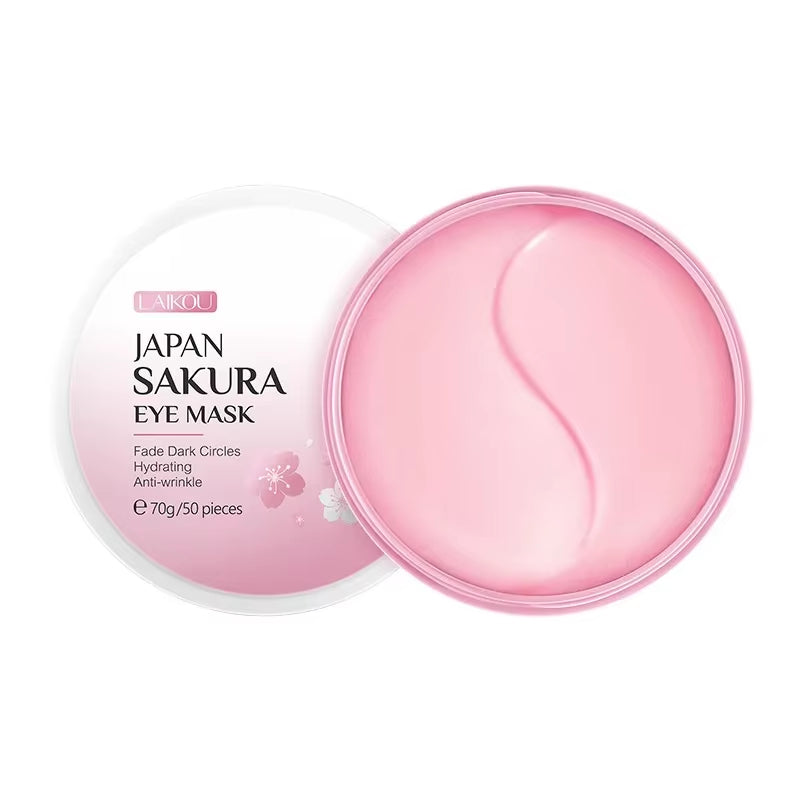 Japan Sakura or Snail Eye Mask Fade Dark Circles Hydrating Moisturizing Care Eyes Mask Face Care Product